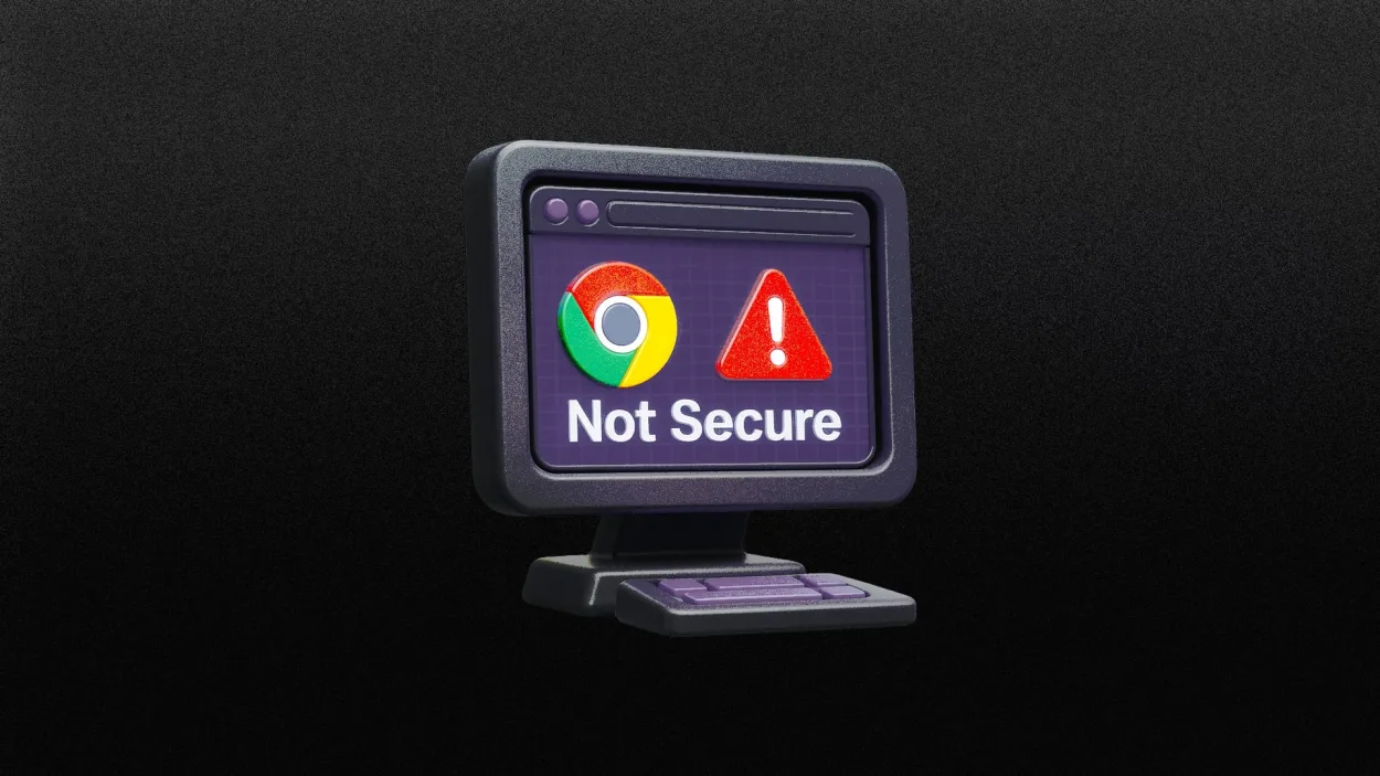 Chrome connexion non sécurisée