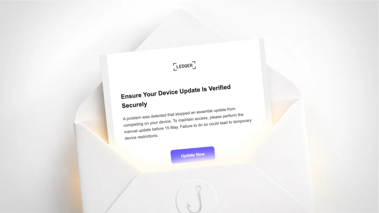 Email Ledger « Security Enhancement for Firmware » : arnaque ou réel ?