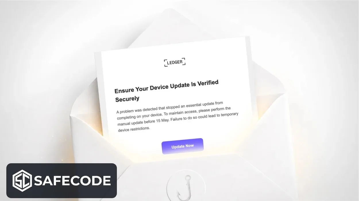 Email Ledger « Security Enhancement for Firmware » : arnaque ou réel ?