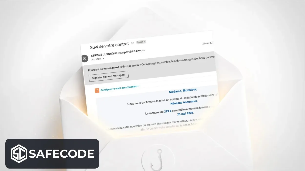Email Service Juridique « Néoliane Assurance » 279 € : est-ce une arnaque ?