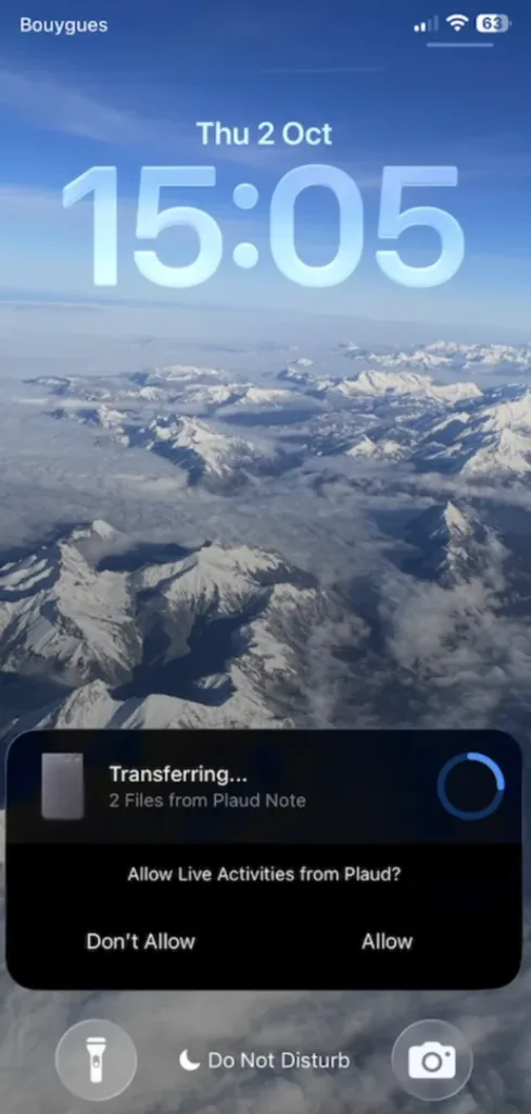 transfert appareil plaud application