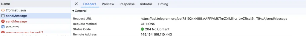 exfiltration via Telegram